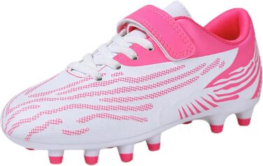 Дитячі футбольні бутси JABASIC для жорсткого поля, розмір 30 EU, білий/рожевий