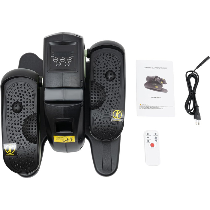 Електричний еліптичний тренажер Mini під стіл з пультом та дисплеєм, 5 швидкостей