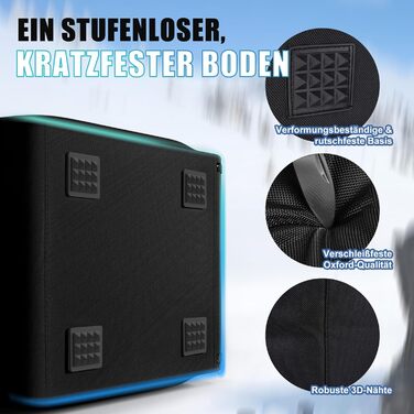 Чохол для лижних черевиків Hikeen з відділенням для шолома: містка сумка для лижних черевиків та шолома з вентиляцією, зручною конструкцією та EVA-вкладкою, з плечовими ременями, об'єм 40L