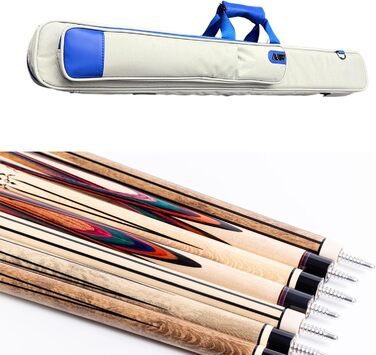 Чохол для кия Billard-Pool з 4 відділеннями, Oxford-чорний, з PU-шкіри