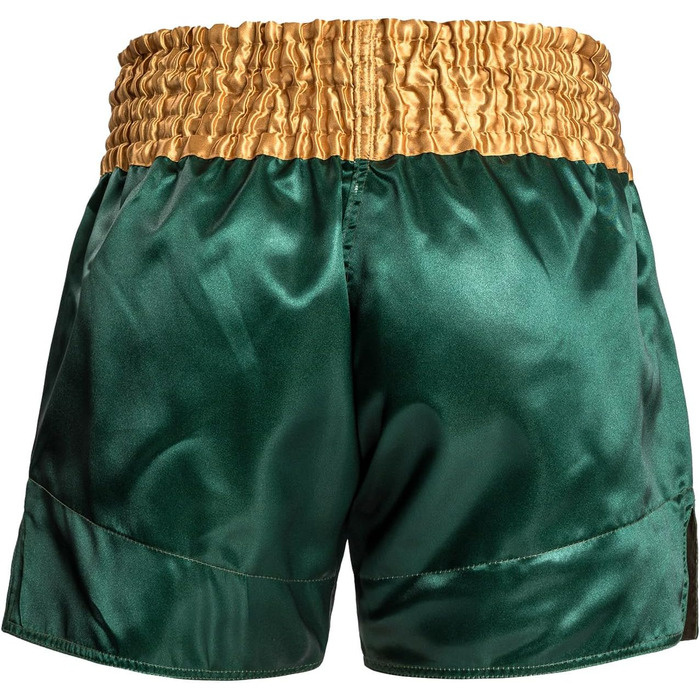Бойкерські шорти для тайського боксу Venum Classic Muay Thai (Зелений/Золотий/Білий), розмір L Slim