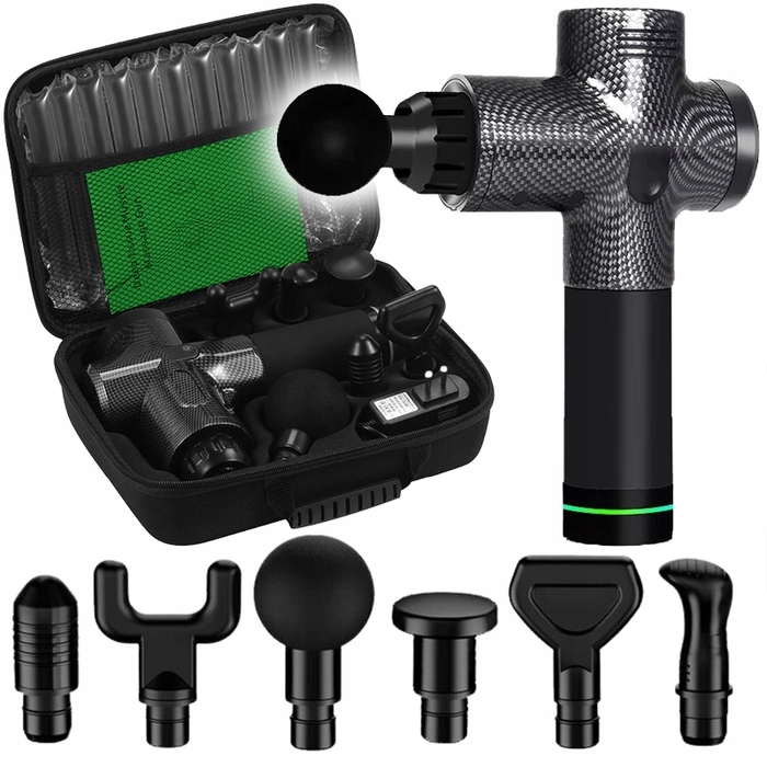 Потужний перкусійний масажер PISTOLET Massage Gun Pro