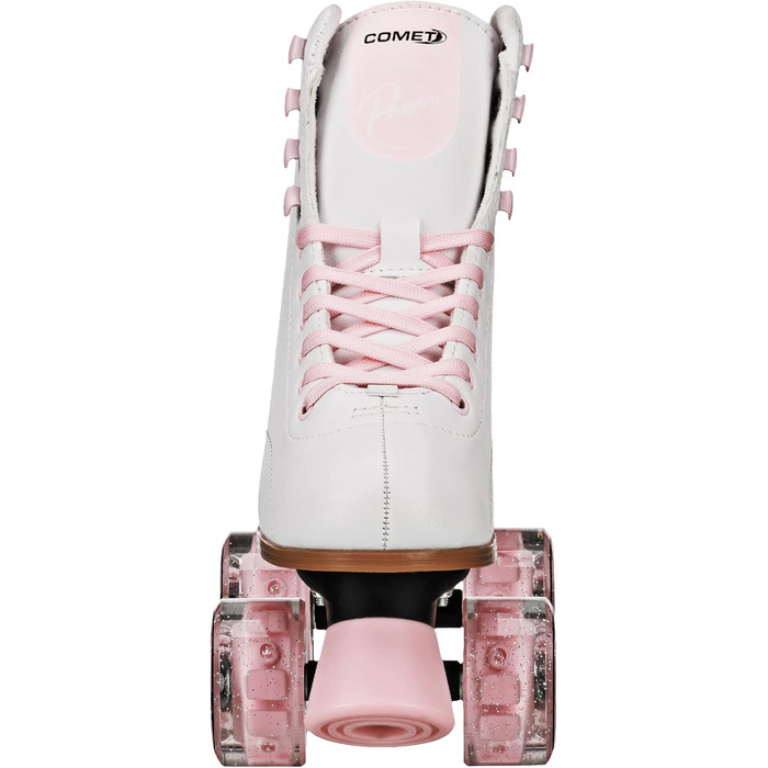 Дитячі роликові ковзани Pacer Comet Hightop зі світлими колесами (срібні, розмір Youth 3)