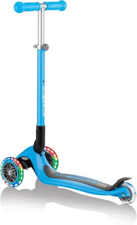 Дитячий триколісний самокат Globber Primo FOLDABLE LIGHTS, складаний, з підсвіткою, для дітей 3-6 років