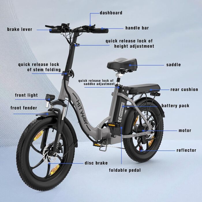 Електровелосипед HITWAY BK6S 2025 20