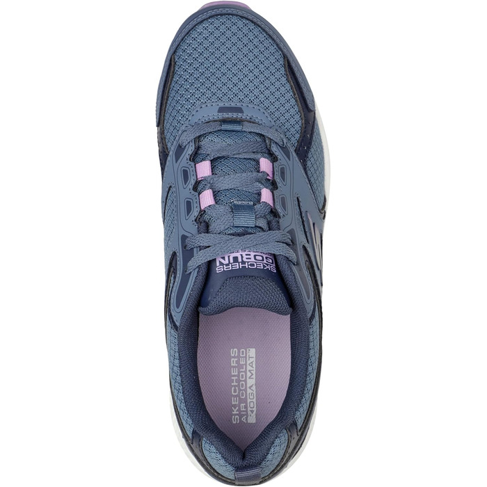 Кросівки жіночі Skechers Go Run Consistent сині шкіряні з фіолетовою окантовкою 36.5 EU
