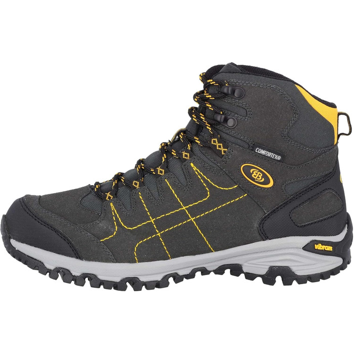 Черевики трекінгові Brütting Mount Shasta Unisex, Антрацит, Зелений (47 EU)