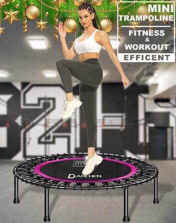 Трамплін для фітнесу DARCHEN 450F – Рожевий, без ручки
