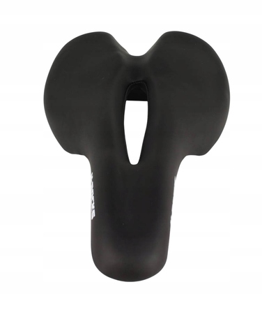 Гелеве велосипедне сідло H-Rocks Obsidian — комфортне, чорне, для MTB