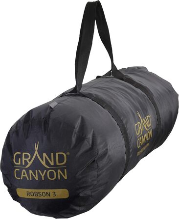 Намет GRAND CANYON Robson 3: Туристичний намет для 3 осіб, водонепроникний, з тамбуром та 2 входами