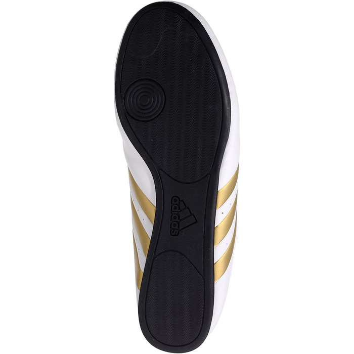 Кеди для карате та тхеквондо Adidas для дорослих та дітей, білий та золотий, 38.5 EU