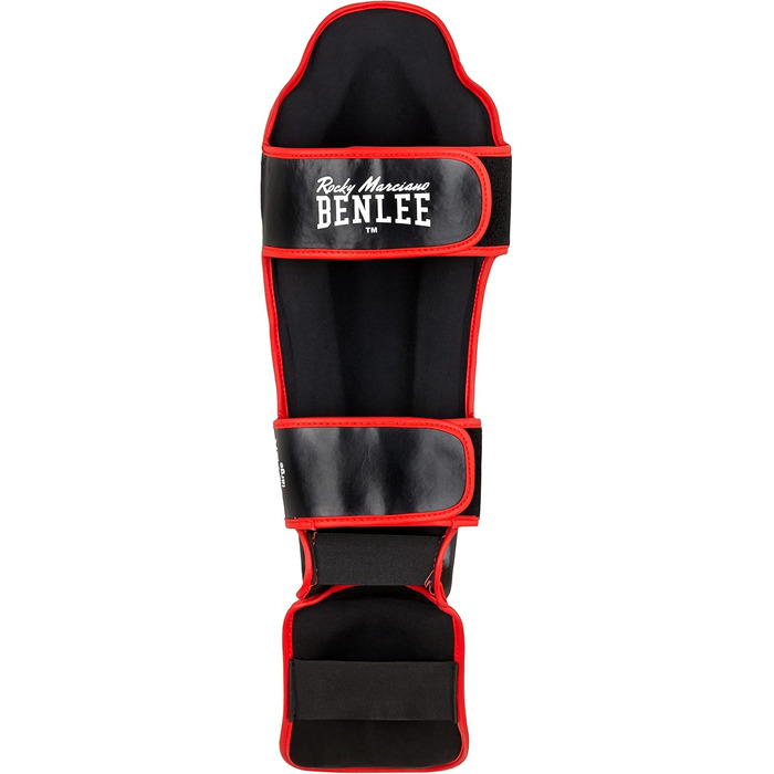 Захисні щитки для гомілки BENLEE Buster L-XL, штучна шкіра, чорні (1 пара)