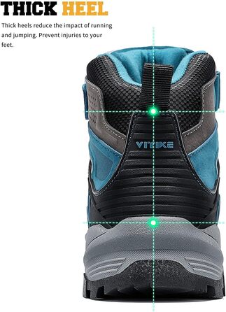 Дитячі зимові черевики Elaphurus: теплі, зручні, для прогулянок та трекінгу (36 EU, сапфір-блакитний)