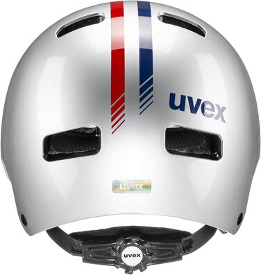 Велошолом Uvex Kid 3 для підлітків, унісекс, сріблястий, 55-58 см