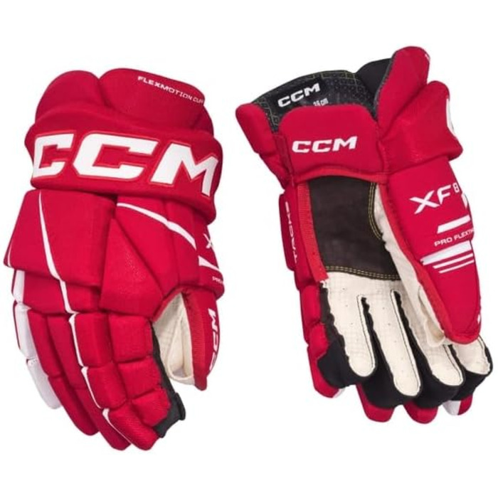 Хокейні рукавички CCM Tacks XF80 Junior для юніорів, чорні