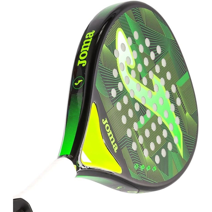Падель ракетка Joma Master професійна, карбонова, 360-380 г, сльозоподібна форма, зелена