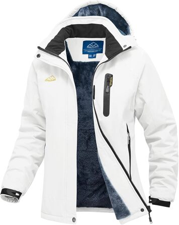 Жіноча зимова куртка Ysento: водонепроникна, софтшел, тепла, вітрозахисна, для сноуборду та активного відпочинку (біла, розмір S)
