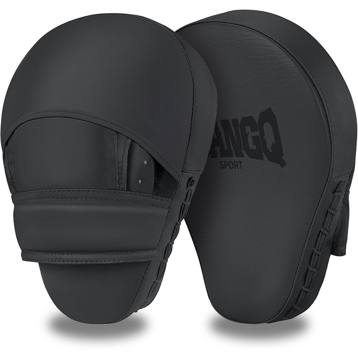 Боксерські рукавички Boxpads для тренувань, MMA, муай-тай, кікбоксингу, карате. Захист для ударів та тренувань (чорний)