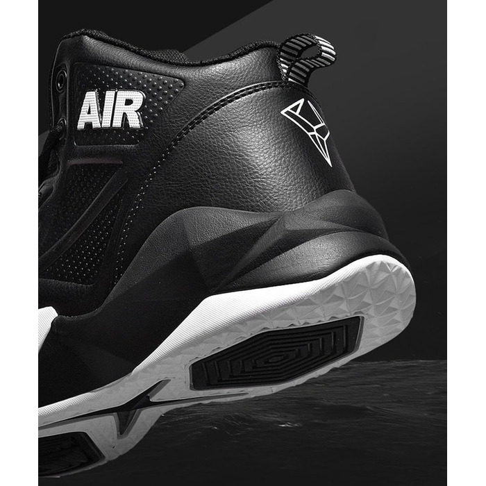 Чоловічі баскетбольні кросівки High Top, чорного кольору (44 EU)