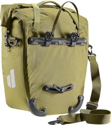 Велосипедна водонепроникна сумка Deuter Weybridge 25+5 л, Cactus, на задній багажник
