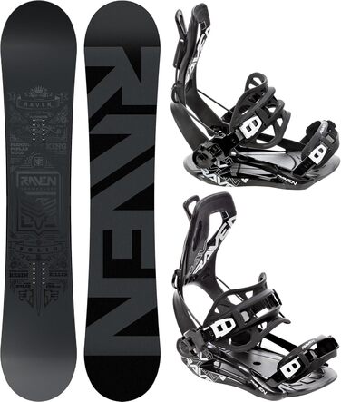 Сноуборд RAVEN Solid Steel + кріплення Fastec FT360 Black (156 см)