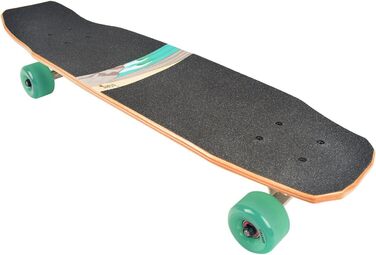 Скейтборд JUCKER HAWAII PONO KICK Woodyboard для дітей та дорослих, дерев'яний міні-лонгборд, круїзер для міста, повністю зібраний