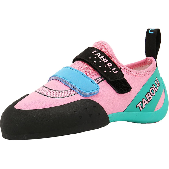 Дитячі скелелазні туфлі для початківців, Indoor, Bouldering, легкі, рожеві, 34 EU