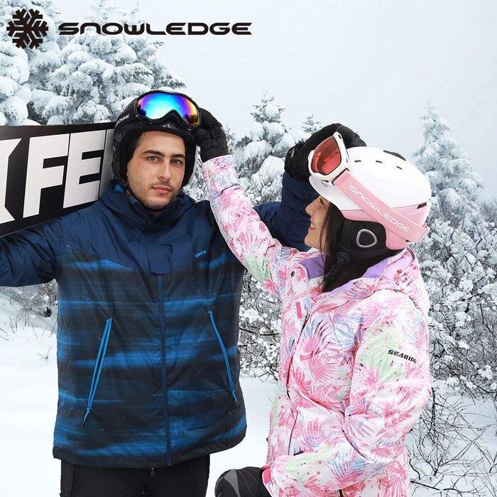 Гірськолижна маска HUBO SPORTS HB167 для дорослих, OTG, подвійна лінза, антифог, UV-захист, для чоловіків і жінок, оранжева