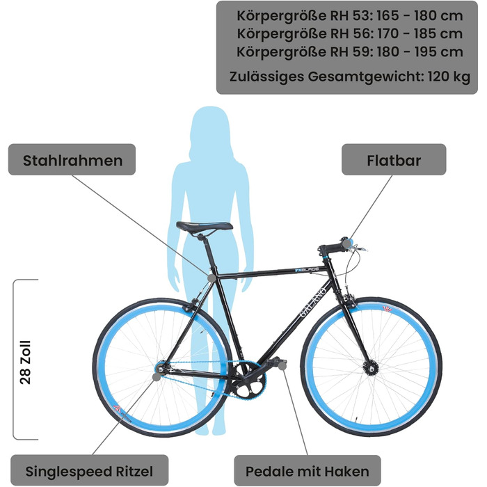 Велосипед Galano Blade Fixie 28