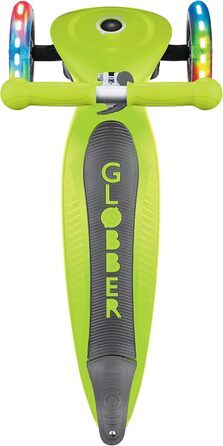 Дитячий самокат GLOBBER Primo Foldable Lights, 3-колісний, регульована висота, LED колеса, колеса 120/80 мм, підшипники ABEC 5