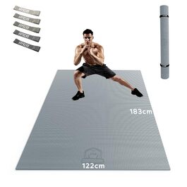 Килимок для йоги та фітнесу HAPBEAR Yogamatte XXL: протиковзний килимок для спорту та гімнастики, PVC, висока щільність, 8 мм (різні розміри)