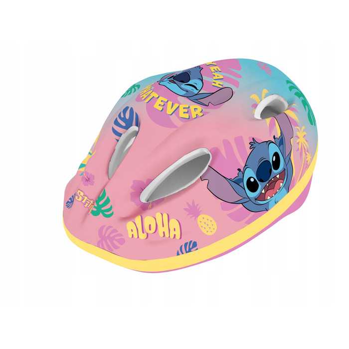 Комплект захисту для роликів та скейта (шолом, наколінники, налокітники) — Stitch