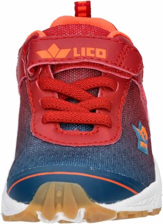 Дитячі спортивні зальні туфлі Lico Barney (39 EU, червоний, блакитний, помаранчевий)