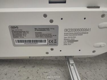 Електросамокат Odys Pax з дорожнім допуском, чорний