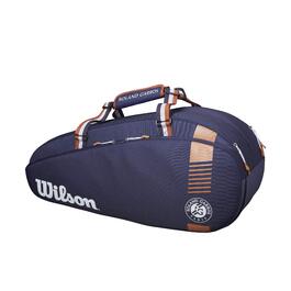 Сумка для тенісу Wilson Roland Garros Team 6 Navy/Clay - оригінальна, для 6 ракеток