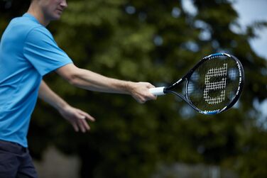 Тенісна ракетка Wilson Tour Slam Lite для чоловіків та жінок, All Court, для аматорів, синя/чорна, розмір 3