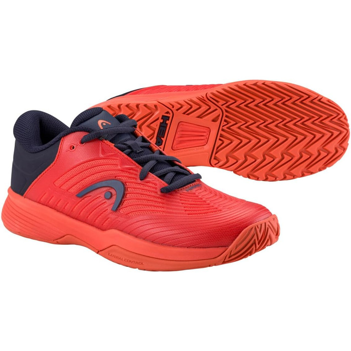 Тенісні кросівки Head Revolt Pro 4.5 Junior - біло-чорні (39 EU, червоний, темно-синій)