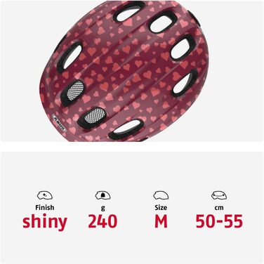 Дитячий велосипедний шолом ABUS Smiley 2.0 для хлопчиків і дівчаток, надійний захист
