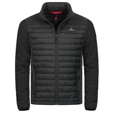Чоловіча гібридна куртка-софтшелл Höhenhorn Kaprun Steppjacke, спортивна утеплена куртка, XL, чорна