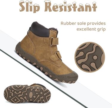 Дитячі зимові черевики Mishansha: теплі, з підкладкою, для дівчаток та хлопчиків, розмір 24-38, темно-коричневі