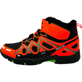 Чоловічі трекінгові черевики для походів та активного відпочинку. Зігріваючі, утеплені, розміри 41-46, 43 EU, помаранчево-чорні.