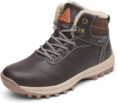 Зимові черевики Mishansha для жінок та чоловіків, теплі, водонепроникні, для ходьби, розмір 36-48, колір коричневий