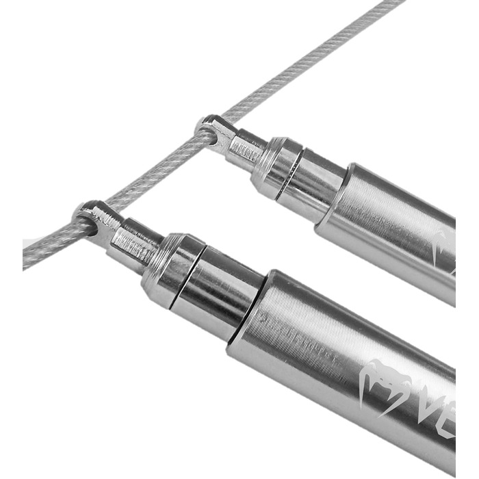 Скакалка Venum Thunder Evo сіра для фітнесу та боксу