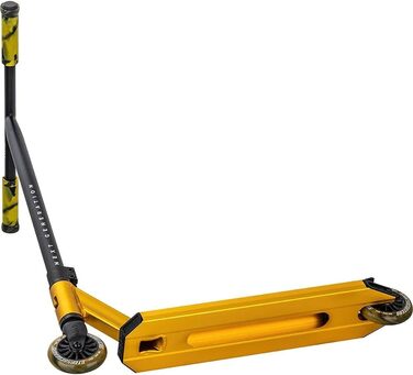 Трюковий самокат NKD Stunt Scooter New Generation: алюмінієвий, з підшипниками ABEC-9, обертовий кермо 360° - Золотий