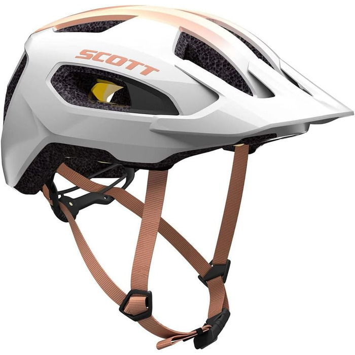 Велошолом Scott Supra Plus MIPS біло-рожевий M/L (56-61 см) 2024 – для MTB, з захистом голови