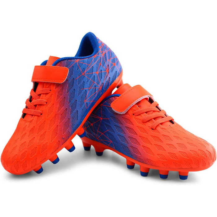 Дитячі футбольні бутси JABASIC Firm Ground для хлопчиків та дівчаток, 31 EU, помаранчеві