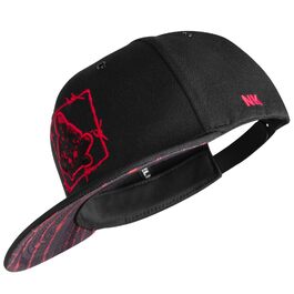 Кепка-снэпбек Nebelkind Unisex з принтом «Колючий дріт», регульована бейсболка в стилі streetwear з прямим козирком, чорна