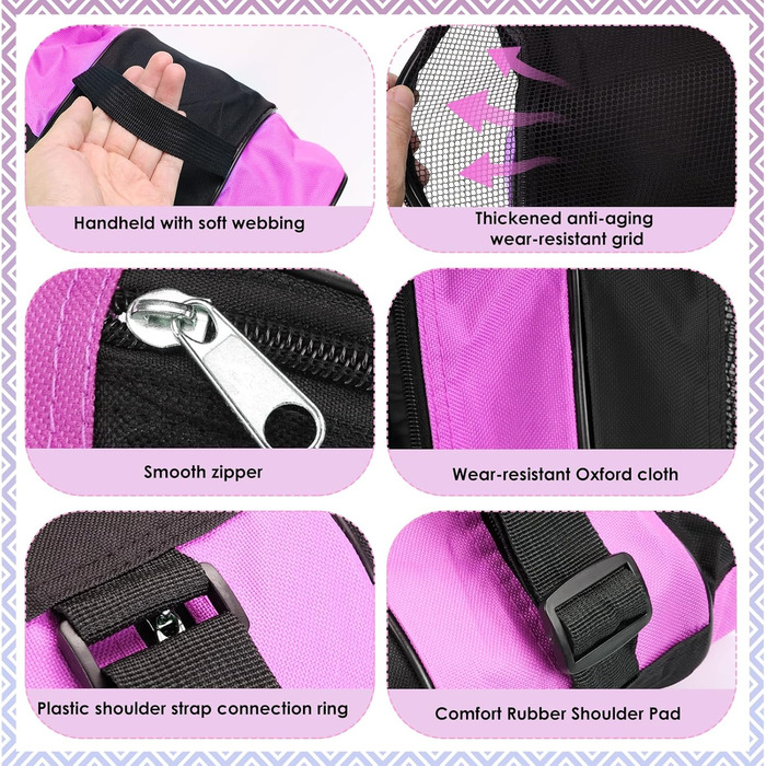 Сумка для роликів та ковзанів для дітей, рожева