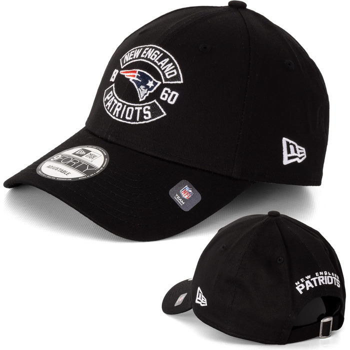 Кепка New Era 9FORTY MLB NBA NFL Limited Edition (New England Patriots, чорний)