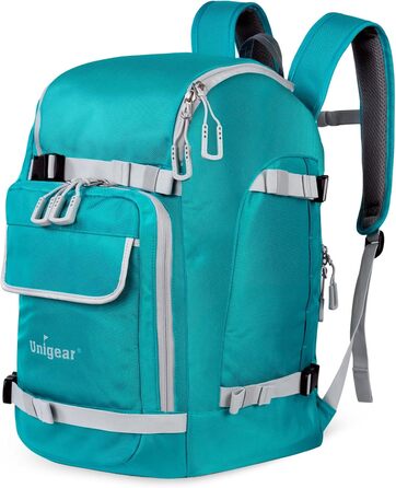 Рюкзак для лижних черевиків та шолома Unigear, сумка для лиж, ковзанів, сноуборду, інлайн-ковзанів, бірюзовий